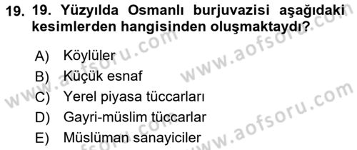 Aile Ekonomisi Dersi 2025 - 2026 Yılı (Final) Dönem Sonu Sınav Soruları 19. Soru