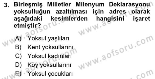 Aile Ekonomisi Dersi 2025 - 2026 Yılı (Final) Dönem Sonu Sınav Soruları 3. Soru