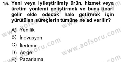 Moda Tasarım Dersi 2013 - 2014 Yılı (Vize) Ara Sınav Soruları 15. Soru
