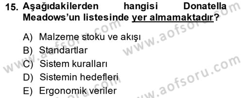 Moda Tasarım Dersi 2013 - 2014 Yılı (Final) Dönem Sonu Sınav Soruları 15. Soru