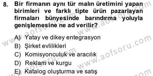 Moda Tasarım Dersi 2014 - 2015 Yılı (Vize) Ara Sınav Soruları 8. Soru