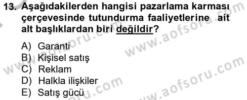 Moda Tasarım Dersi 2014 - 2015 Yılı (Final) Dönem Sonu Sınav Soruları 13. Soru