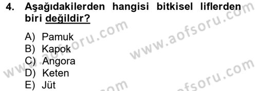 Moda Tasarım Dersi 2014 - 2015 Yılı (Final) Dönem Sonu Sınav Soruları 4. Soru