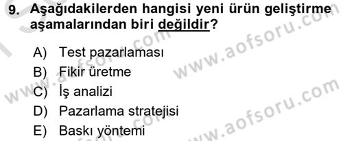 Moda Tasarım Dersi 2015 - 2016 Yılı (Final) Dönem Sonu Sınav Soruları 9. Soru