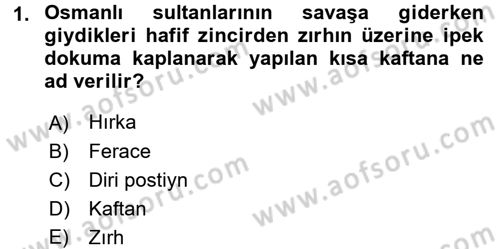 Moda Tasarım Dersi 2016 - 2017 Yılı 3 Ders Sınav Soruları 1. Soru