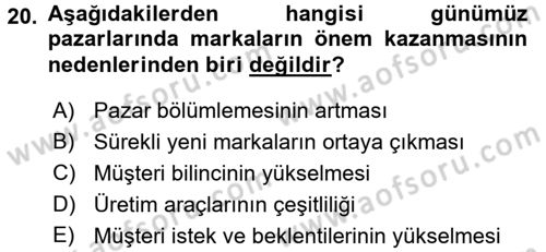 Moda Tasarım Dersi 2016 - 2017 Yılı 3 Ders Sınav Soruları 20. Soru