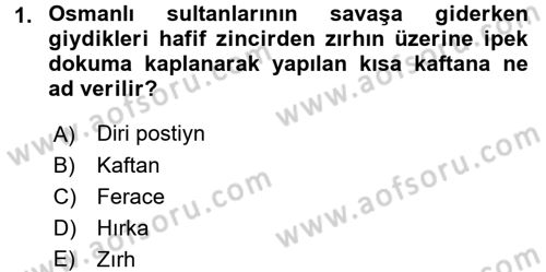 Moda Tasarım Dersi 2016 - 2017 Yılı (Vize) Ara Sınav Soruları 1. Soru