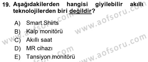 Dijital Ailede Öğrenme Ve Farkındalık Dersi 2024 - 2025 Yılı (Vize) Ara Sınav Soruları 19. Soru
