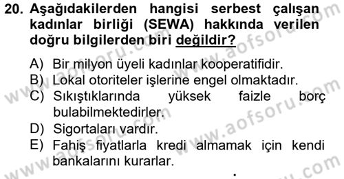 Sağlıklı Yaşam Dersi 2012 - 2013 Yılı (Final) Dönem Sonu Sınav Soruları 20. Soru