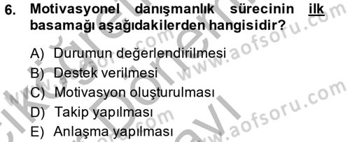 Sağlıklı Yaşam Dersi 2014 - 2015 Yılı (Final) Dönem Sonu Sınav Soruları 6. Soru
