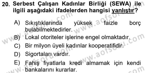 Sağlıklı Yaşam Dersi 2015 - 2016 Yılı (Final) Dönem Sonu Sınav Soruları 20. Soru