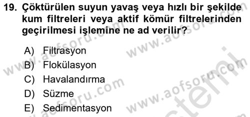 Sağlıklı Yaşam Dersi 2020 - 2021 Yılı Yaz Okulu Sınav Soruları 19. Soru