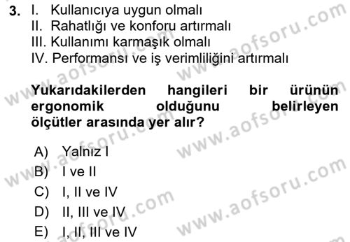 Sağlıklı Yaşam Dersi 2020 - 2021 Yılı Yaz Okulu Sınav Soruları 3. Soru