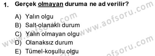 Bilim Felsefesi Dersi Ara Sınavı Deneme Sınav Soruları 1. Soru