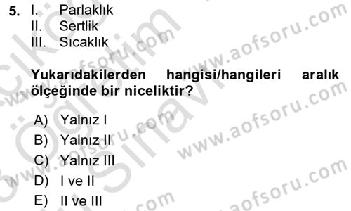 Bilim Felsefesi Dersi 2022 - 2023 Yılı Yaz Okulu Sınav Soruları 5. Soru