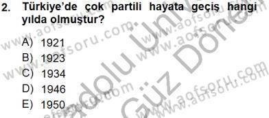 Yurttaşlık ve Çevre Bilgisi Dersi 2012 - 2013 Yılı (Final) Dönem Sonu Sınav Soruları 2. Soru