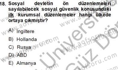 Yurttaşlık ve Çevre Bilgisi Dersi Ara Sınavı Deneme Sınav Soruları 18. Soru
