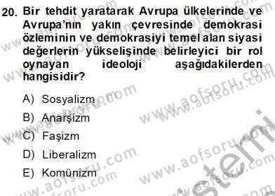 Yurttaşlık ve Çevre Bilgisi Dersi Ara Sınavı Deneme Sınav Soruları 20. Soru