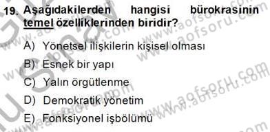 Yurttaşlık ve Çevre Bilgisi Dersi 2014 - 2015 Yılı (Final) Dönem Sonu Sınav Soruları 19. Soru