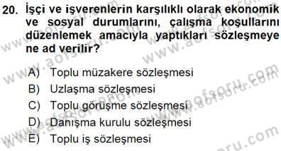 Yurttaşlık ve Çevre Bilgisi Dersi Ara Sınavı Deneme Sınav Soruları 20. Soru