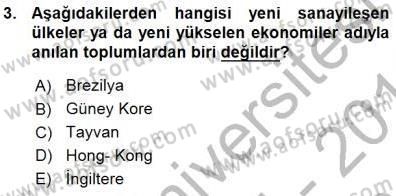 Yurttaşlık ve Çevre Bilgisi Dersi Ara Sınavı Deneme Sınav Soruları 3. Soru