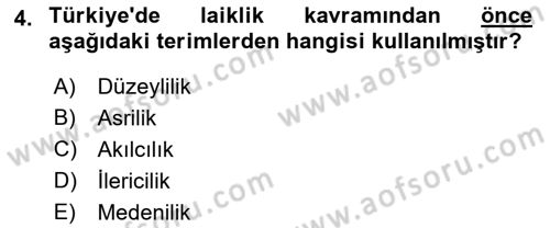 Yurttaşlık ve Çevre Bilgisi Dersi 2017 - 2018 Yılı 3 Ders Sınav Soruları 4. Soru