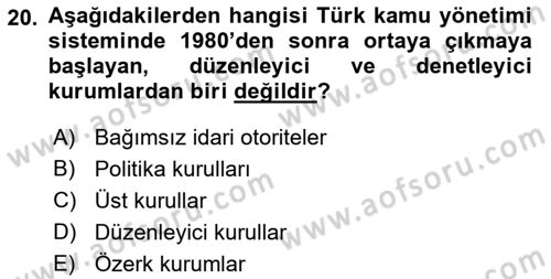 Yurttaşlık ve Çevre Bilgisi Dersi 2018 - 2019 Yılı 3 Ders Sınav Soruları 20. Soru