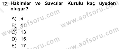 Yurttaşlık ve Çevre Bilgisi Dersi 2018 - 2019 Yılı (Final) Dönem Sonu Sınav Soruları 12. Soru