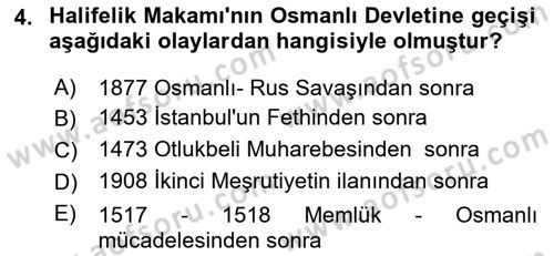 Yurttaşlık ve Çevre Bilgisi Dersi 2019 - 2020 Yılı (Final) Dönem Sonu Sınav Soruları 4. Soru