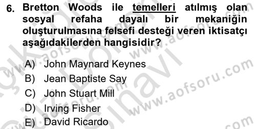 Yurttaşlık ve Çevre Bilgisi Dersi 2019 - 2020 Yılı (Final) Dönem Sonu Sınav Soruları 6. Soru