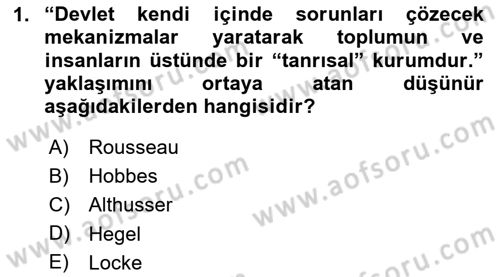 Yurttaşlık ve Çevre Bilgisi Dersi 2020 - 2021 Yılı Yaz Okulu Sınav Soruları 1. Soru