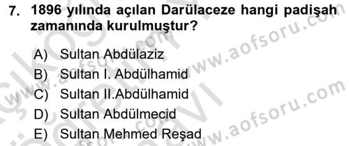 Yurttaşlık ve Çevre Bilgisi Dersi 2020 - 2021 Yılı Yaz Okulu Sınav Soruları 7. Soru
