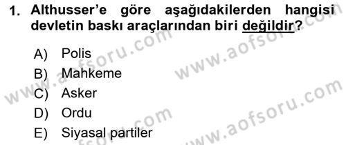 Yurttaşlık ve Çevre Bilgisi Dersi 2022 - 2023 Yılı Yaz Okulu Sınav Soruları 1. Soru