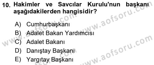 Yurttaşlık ve Çevre Bilgisi Dersi 2022 - 2023 Yılı Yaz Okulu Sınav Soruları 10. Soru