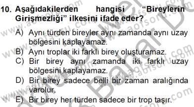 Ortaçağ Felsefesi 2 Dersi 2012 - 2013 Yılı (Final) Dönem Sonu Sınav Soruları 10. Soru