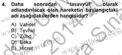 Ortaçağ Felsefesi 2 Dersi 2014 - 2015 Yılı (Vize) Ara Sınav Soruları 4. Soru
