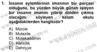 Ortaçağ Felsefesi 2 Dersi 2014 - 2015 Yılı (Final) Dönem Sonu Sınav Soruları 1. Soru