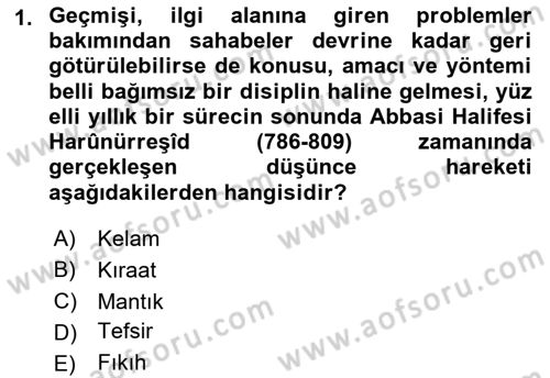 Ortaçağ Felsefesi 2 Dersi 2015 - 2016 Yılı (Vize) Ara Sınav Soruları 1. Soru