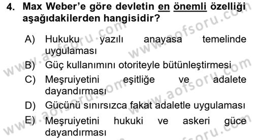 Felsefe Dersi 2017 - 2018 Yılı (Final) Dönem Sonu Sınav Soruları 4. Soru