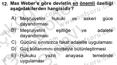 Felsefe Dersi 2022 - 2023 Yılı (Final) Dönem Sonu Sınav Soruları 12. Soru