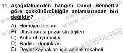 Siyaset Felsefesi 2 Dersi 2012 - 2013 Yılı (Final) Dönem Sonu Sınav Soruları 11. Soru