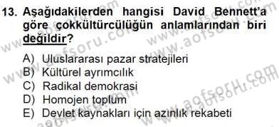 Siyaset Felsefesi 2 Dersi 2014 - 2015 Yılı (Final) Dönem Sonu Sınav Soruları 13. Soru