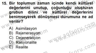 Siyaset Felsefesi 2 Dersi 2014 - 2015 Yılı (Final) Dönem Sonu Sınav Soruları 15. Soru