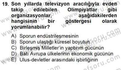Siyaset Felsefesi 2 Dersi 2014 - 2015 Yılı (Final) Dönem Sonu Sınav Soruları 19. Soru