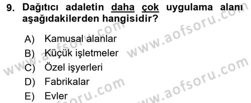 Siyaset Felsefesi 2 Dersi 2021 - 2022 Yılı (Vize) Ara Sınav Soruları 9. Soru