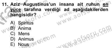 Zihin Felsefesi Dersi 2012 - 2013 Yılı (Vize) Ara Sınav Soruları 11. Soru