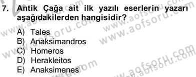 Zihin Felsefesi Dersi 2012 - 2013 Yılı (Vize) Ara Sınav Soruları 7. Soru