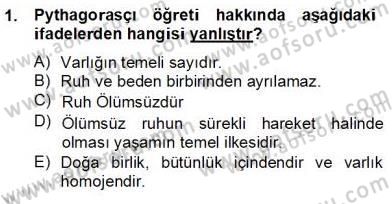 Zihin Felsefesi Dersi 2012 - 2013 Yılı (Final) Dönem Sonu Sınav Soruları 1. Soru