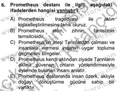 Zihin Felsefesi Dersi 2013 - 2014 Yılı (Vize) Ara Sınav Soruları 6. Soru