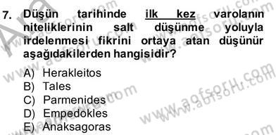 Zihin Felsefesi Dersi 2013 - 2014 Yılı (Vize) Ara Sınav Soruları 7. Soru